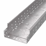 Лоток кабельный листовой 3000x200x100 сталь с перфорированной боковой стенкой толщ.2мм ПРОМРУКАВ