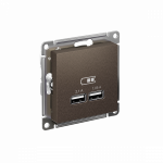 Розетка 2гн USB+USB с/у мокко механизм AtlasDesign Systeme Electric (1) Розетка 2гн USB+USB с/у мокко механизм AtlasDesign Systeme Electric (1)