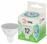 Лампочка светодиодная ЭРА GREEN LINE LED MR16-12W-840-GU5.3 GL GU5.3 12 Вт софит яркий белый свет Лампочка светодиодная ЭРА GREEN LINE LED MR16-12W-840-GU5.3 GL GU5.3 12 Вт софит яркий белый свет