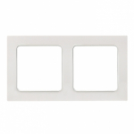 Рамка 2гн белый Стокгольм PROxima EKF  (1/25/200)