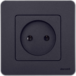 Розетка 1гн без З/К с/у антрацит механизм 16А INSPIRIA Legrand (1/10/100)