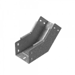 Угловой соединитель внутренний 45 град. к лотку 500х50, толщ. 1,5 мм, гор. цинк