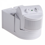 Датчик движения настенный ДДС 04, 180°,1200Вт,10-2000Лк, 12 м,10-420 сек,IP44 REXANT (1/1/50)