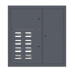 Щит этажный 8 кв. RAL7016 (1000х950х150) EKF PROxima Щит этажный 8 кв. RAL7016 (1000х950х150) EKF PROxima