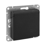 Розетка 1гн с З/К c крыш шторки с/у чёрный механизм 16А IP44 Эпика EKF (1/10/120) Розетка 1гн с З/К c крыш шторки с/у чёрный механизм 16А IP44 Эпика EKF (1/10/120)