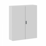 Корпус распред. шкафа настенный открытого монтажа 2двер. сталь серый 1200мм 1200мм 300мм с монтажной платой IP55 DKC