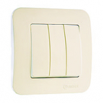 Makel Lillium N крем. выключатель  3кл
