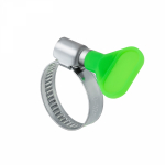 Хомут червячный 20-32-0,7 мм, с ключом W (упак. 50 шт)  REXANT