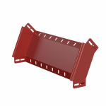 Угол д/листового кабель.лотка 45° вертикально ниспадающий (внешний) без соединит. разъема сталь ПРОМРУКАВ