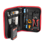 Набор инструментов электромонтажника 8 предметов 1 инструмент для коаксиального кабеля 1 шлицевая отвертка SL, 2 крестовые отвертки PH 1 измерительный Набор инструментов электромонтажника 8 предметов 1 инструмент для коаксиального кабеля 1 шлицевая отвертка SL, 2 крестовые отвертки PH 1 измерительный