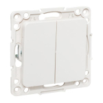 Выключатель 2кл прох с/у белый механизм 10А винт.клеммы Стокгольм EKF PROxima