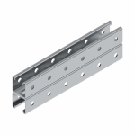 С-профиль двойной 3000x41x82 сталь светло-серый оцинкованное перфорация: с 3-х сторон ПРОМРУКАВ С-профиль двойной 3000x41x82 сталь светло-серый оцинкованное перфорация: с 3-х сторон ПРОМРУКАВ