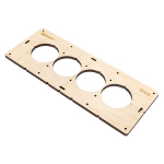 Шаблон для подрозетников c 4 отв. диам. 68 мм EKF Expert Шаблон для подрозетников c 4 отв. диам. 68 мм EKF Expert