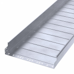 Лоток неперфорированный Профи INOX (AISI 316) 500х100х3000 (1,0 мм) (6 м/уп) Промрукав