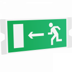 ST-46 односторонний рассеиватель URAN STANDARD с пиктограммой ПЭУ 001 Выход налево (202х96) ST-46 односторонний рассеиватель URAN STANDARD с пиктограммой ПЭУ 001 Выход налево (202х96)