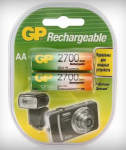 Аккумулятор АА 2шт бл. HC-2DECRC2 2700мАч GP (2/20/200)