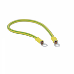 Перемычка медная сеч. 10 мм2, с наконечниками под винт М6, в комплекте с метизами HDZ, L 500 мм