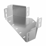 Переходник - редуктор д/лист. каб. лотка без разъема/соедин-ля c симметр. редукцией с высотой лотка100мм нерж. сталь ПРОМРУКАВ Без серии Переходник - редуктор д/лист. каб. лотка без разъема/соедин-ля c симметр. редукцией с высотой лотка100мм нерж. сталь ПРОМРУКАВ Без серии