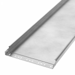 Лоток неперфорированный Профи INOX (AISI 304) 400х50х6000 (2,0 мм) (12 м/уп) Промрукав