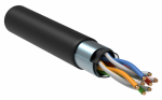 FTP 4PR 24AWG CAT5е информационный (0,45мм медь) solid, черный outdoor ITK GENERICA (305/305) FTP 4PR 24AWG CAT5е информационный (0,45мм медь) solid, черный outdoor ITK GENERICA (305/305)