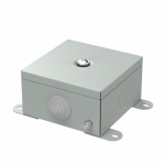 Коробка металлическая серая 110х110х65 (12 шт/кор) Промрукав