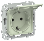 FLITE Роз. с з/к/ш кр. 16А IP44 РСшкр11-0-44-ФлП пан. IEK