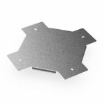 Крышка ответвителя Х-образного Профи 100 (1,0 мм) Промрукав