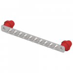 Шина уравнивания потенциалов 40х5, 12 подключений М10, медь