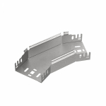 Угол д/листового кабель.лотка 45° горизонтальн. без соединит. разъема сталь оцинкованное ПРОМРУКАВ