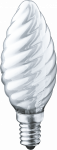 Лампа накал 60Вт свеча витая Е14 матовая Navigator