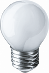 Лампа накал 40Вт шар Е27 матовая Navigator (10/100)