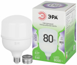 Лампа светодиодная ЭРА GREEN LINE LED POWER T120-80W-865-E27/E40 GL Е27/Е40 80 Вт колокол холодный свет Лампа светодиодная ЭРА GREEN LINE LED POWER T120-80W-865-E27/E40 GL Е27/Е40 80 Вт колокол холодный свет