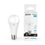 Лампа светодиод 20Вт груша А60 Е27 4100К 1600Лм матовая Gauss Elementary (1/10/50)