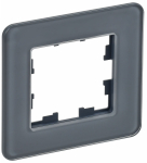 Рамка 1гн стекло графит РУ-1-2-Бр RE BRITE IEK (5/100)