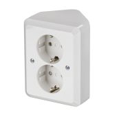 Розетка ABB Jussi 2-мест. в сборе с корпусом с З/К откр. уст-ки16А 220-250В IP21 белый Розетка ABB Jussi 2-мест. в сборе с корпусом с З/К откр. уст-ки16А 220-250В IP21 белый