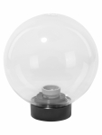 Светильник НТУ 03- 60-201 шар d=200 мм IP54 (прозрачный ПММА, основание плоское ПК, Е27) TDM Светильник НТУ 03- 60-201 шар d=200 мм IP54 (прозрачный ПММА, основание плоское ПК, Е27) TDM