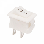 Выключатель клавишный 250V 3А (2с) ON-OFF белый Micro REXANT (10/10/5000)