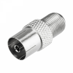 Переход F-гнездо - ТВ-гнездо (1шт/упак) REXANT (10/10/10)