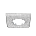 Светильник Квадрат. Кристал cеребро/Хром, Gu5.3 Gauss Mirror 1/50 СНЯТ