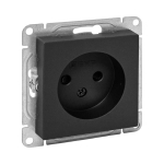 Розетка 1гн без З/К с/у шторки чёрный механизм Эпика EKF (1/10/120) Розетка 1гн без З/К с/у шторки чёрный механизм Эпика EKF (1/10/120)