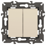 Выключатель 2кл прох с/у крем механизм 14-1106-02 Elegance ЭРА (1/10) Выключатель 2кл прох с/у крем механизм 14-1106-02 Elegance ЭРА (1/10)