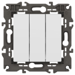 Выключатель 3кл с/у белый механизм 14-1107-01 Elegance ЭРА (1/10) Выключатель 3кл с/у белый механизм 14-1107-01 Elegance ЭРА (1/10)