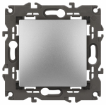 Переключатель 1кл промеж с/у алюминий механизм 14-1108-03 Elegance ЭРА Переключатель 1кл промеж с/у алюминий механизм 14-1108-03 Elegance ЭРА