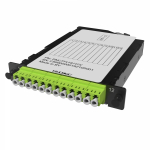 Претерминированная кассета 12ОВ 50/125 OM5, 1xMTP(12)f/6xLC Duplex, 1/2 HU Претерминированная кассета 12ОВ 50/125 OM5, 1xMTP(12)f/6xLC Duplex, 1/2 HU