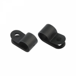 Серьга для кабеля нейлоновая СНК 9мм черная (50шт/упак) REXANT (1/1/300)