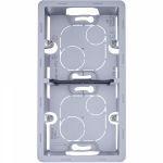 Коробка для накладного монтажа 2гн о/у алюминий INSPIRIA Legrand (1/5)