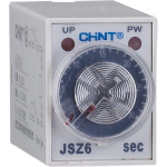 Реле времени JSZ6-2 задержка переключения 2 контактные группы 30s AC220В CHINT (1)