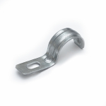 Скоба металлическая однолапковая усиленная противопожарная СМОУ d21-22 мм (100 шт/уп) Промрукав