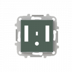 Центральная плата (накладка) пластик зеленый матовая IP20 ABB