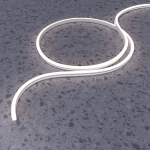 Led Strip Гибкий неон 17x12 24В 10Вт/м 4000K IP67 5м 432002